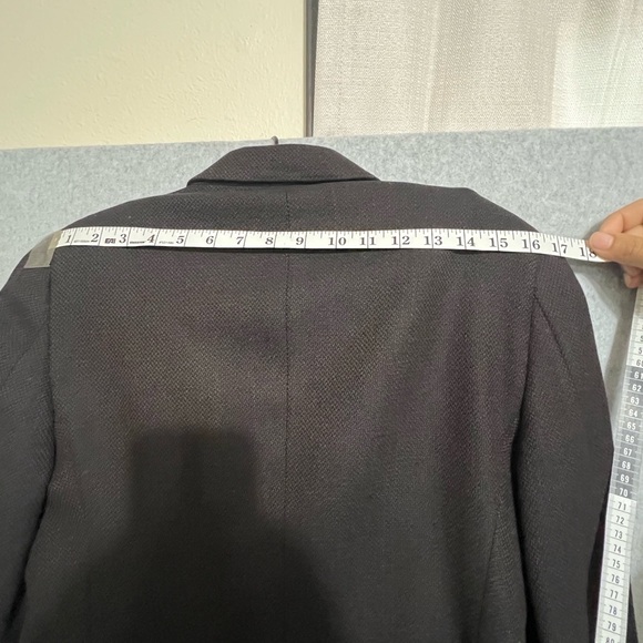 Vintage Burberrys Wool Cashmere Blazer Womens Brown 6 - Picture 8 of 11